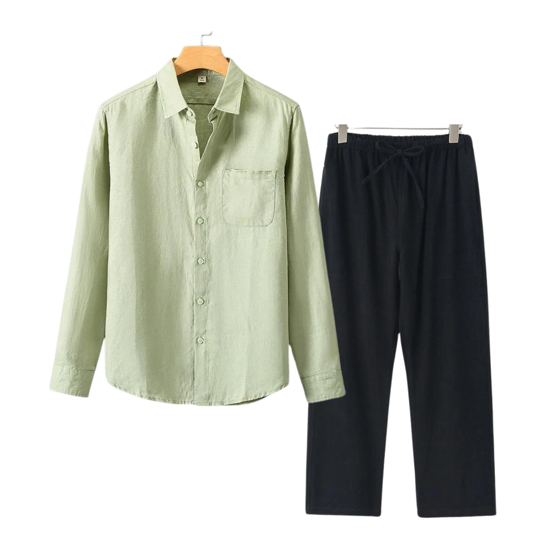 CHLOÉ | Elegant Linen Ensemble