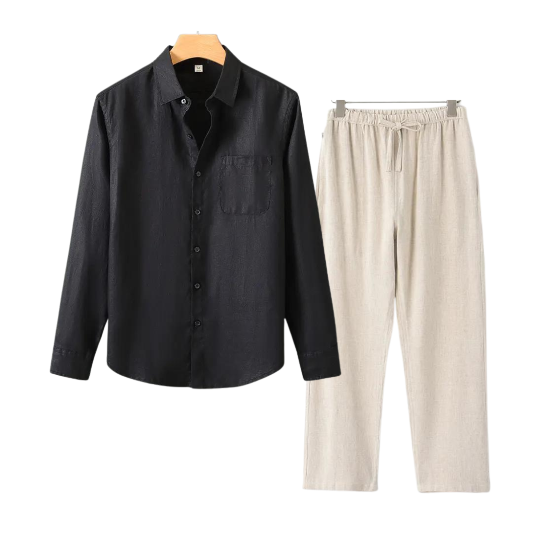 CHLOÉ | Elegant Linen Ensemble