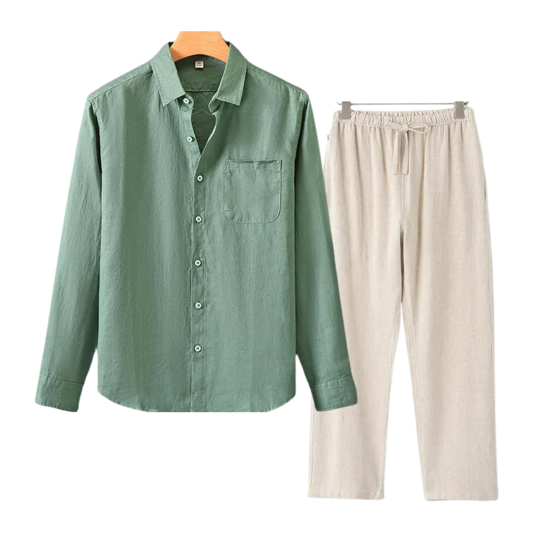 CHLOÉ | Elegant Linen Ensemble
