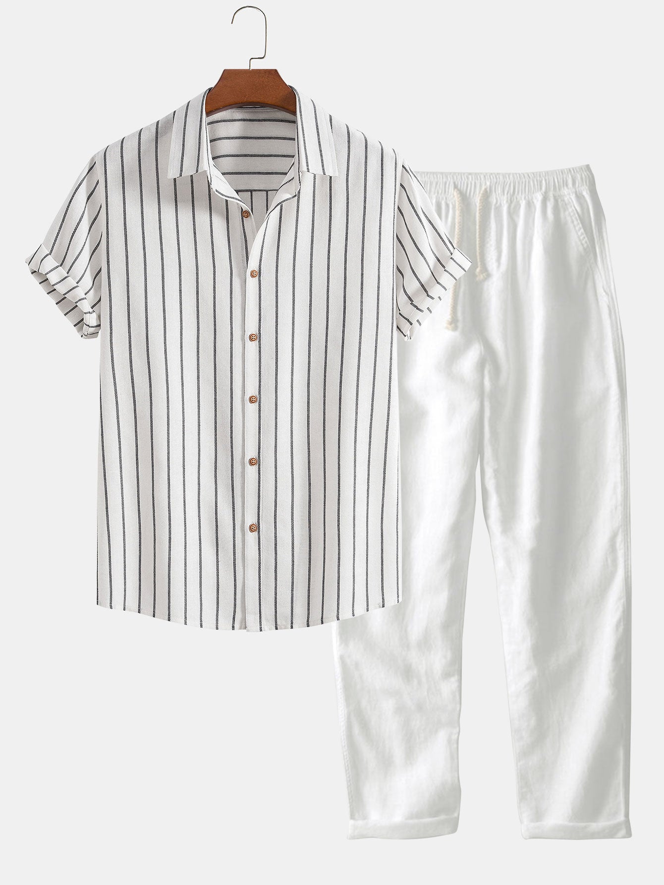 “ISABELLE | Elegant Short-Sleeve Ensemble”