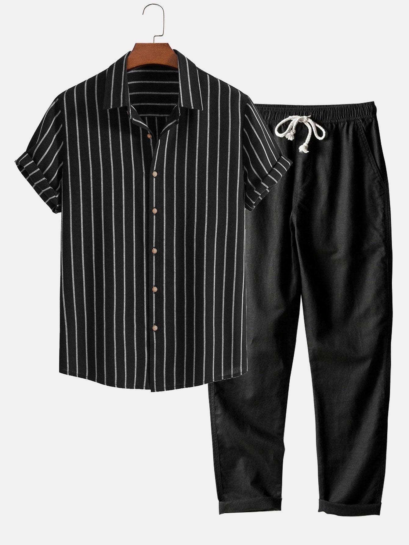 “ISABELLE | Elegant Short-Sleeve Ensemble”