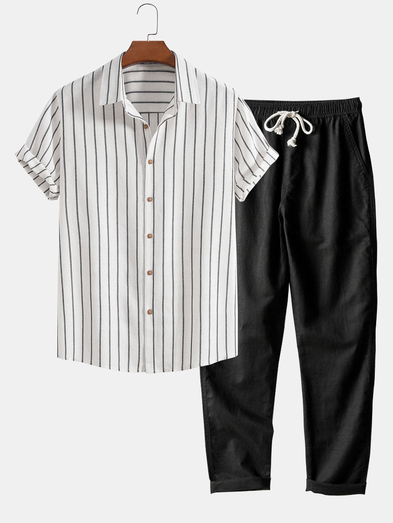 “ISABELLE | Elegant Short-Sleeve Ensemble”