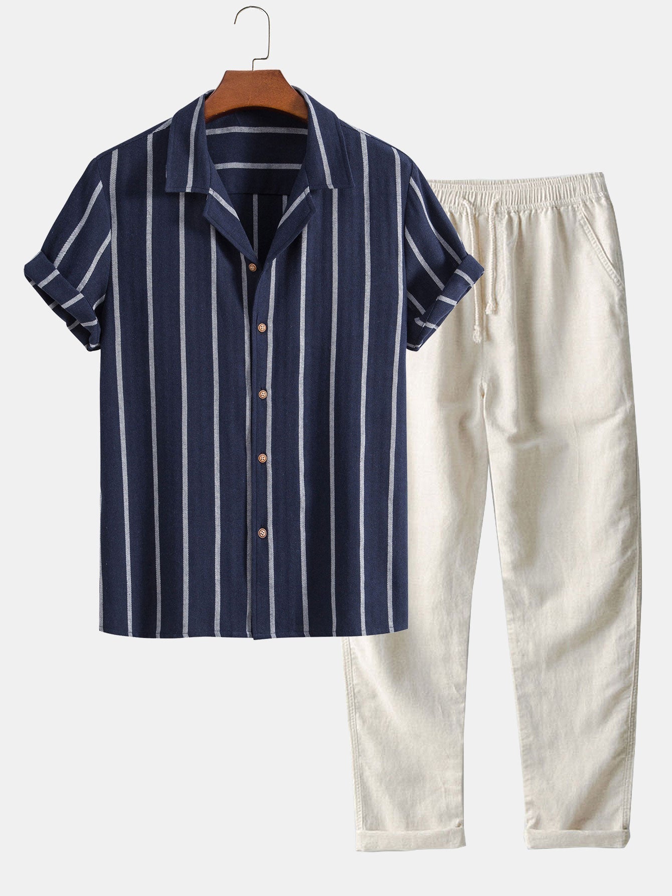 ELENA | Chic Short-Sleeve Ensemble