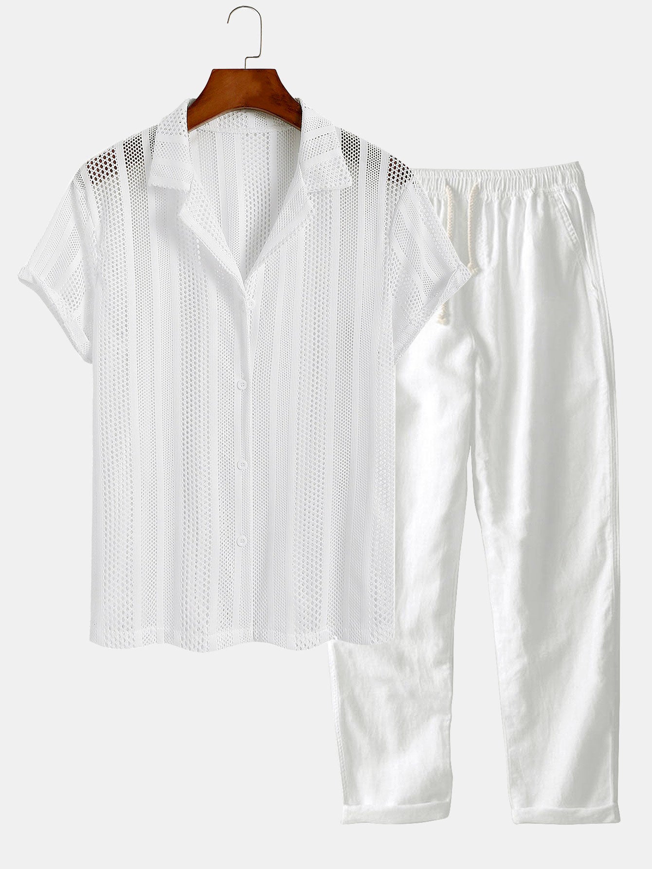 Chloé™ | Elegant Short Sleeve Ensemble