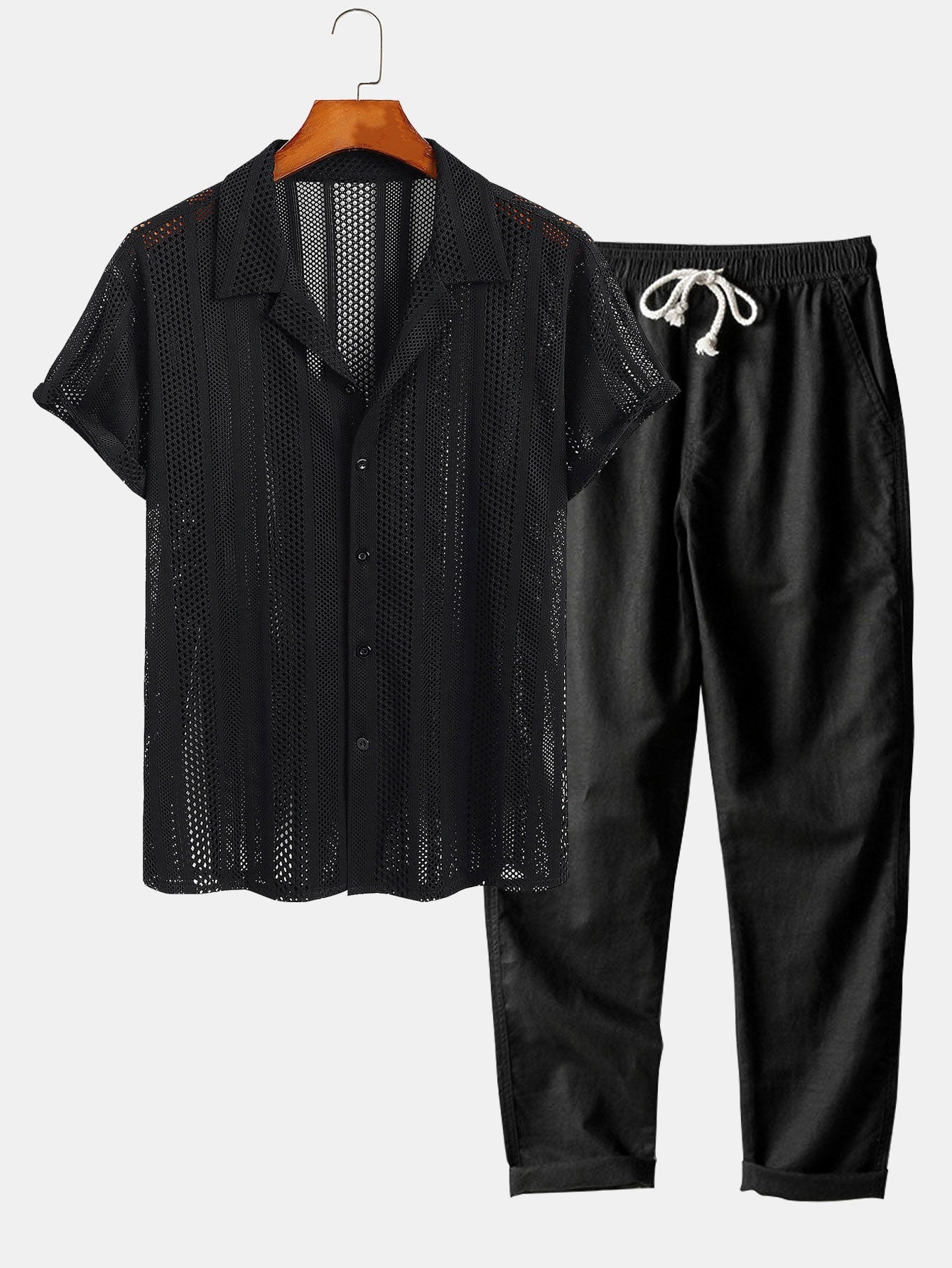 Chloé™ | Elegant Short Sleeve Ensemble