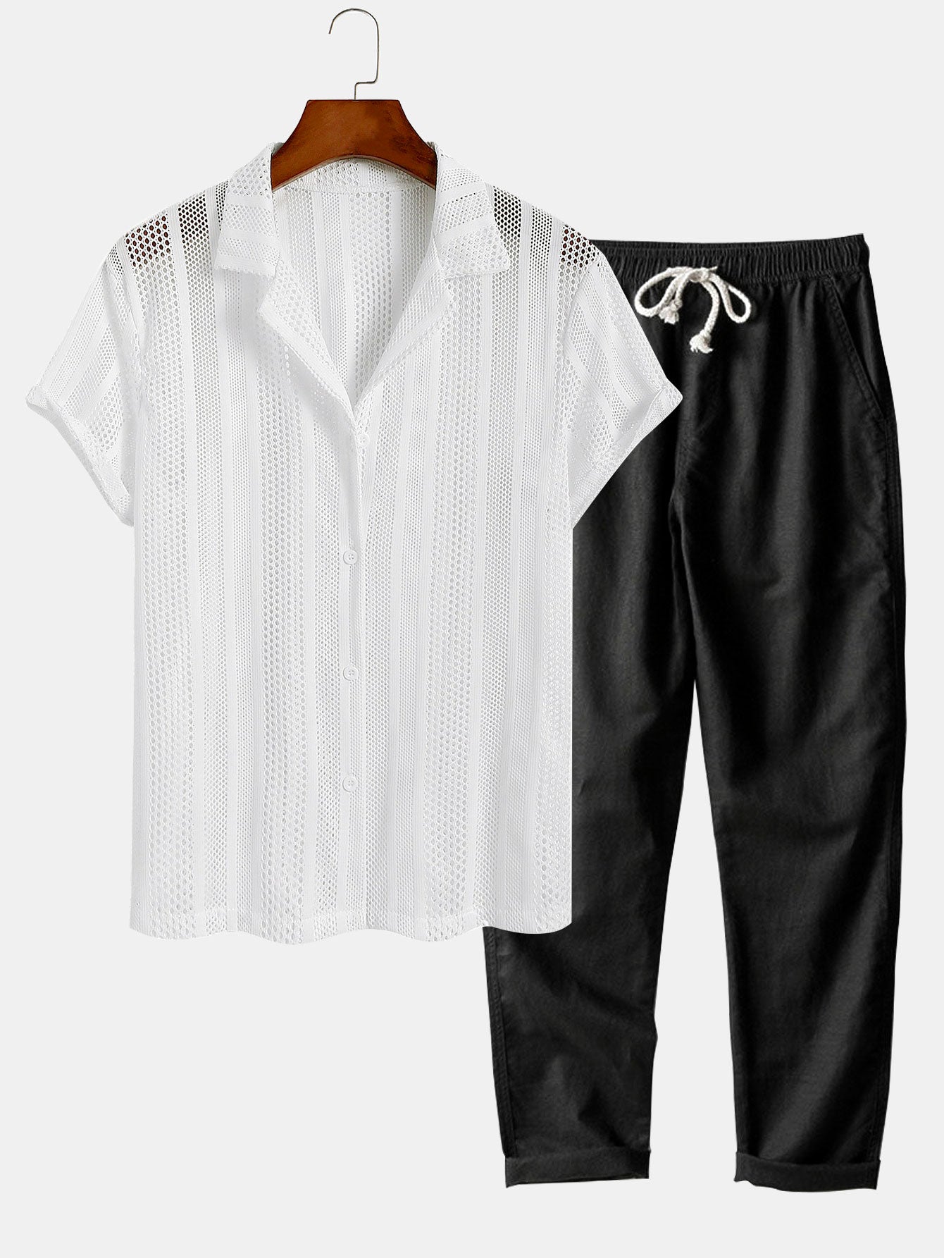 Chloé™ | Elegant Short Sleeve Ensemble