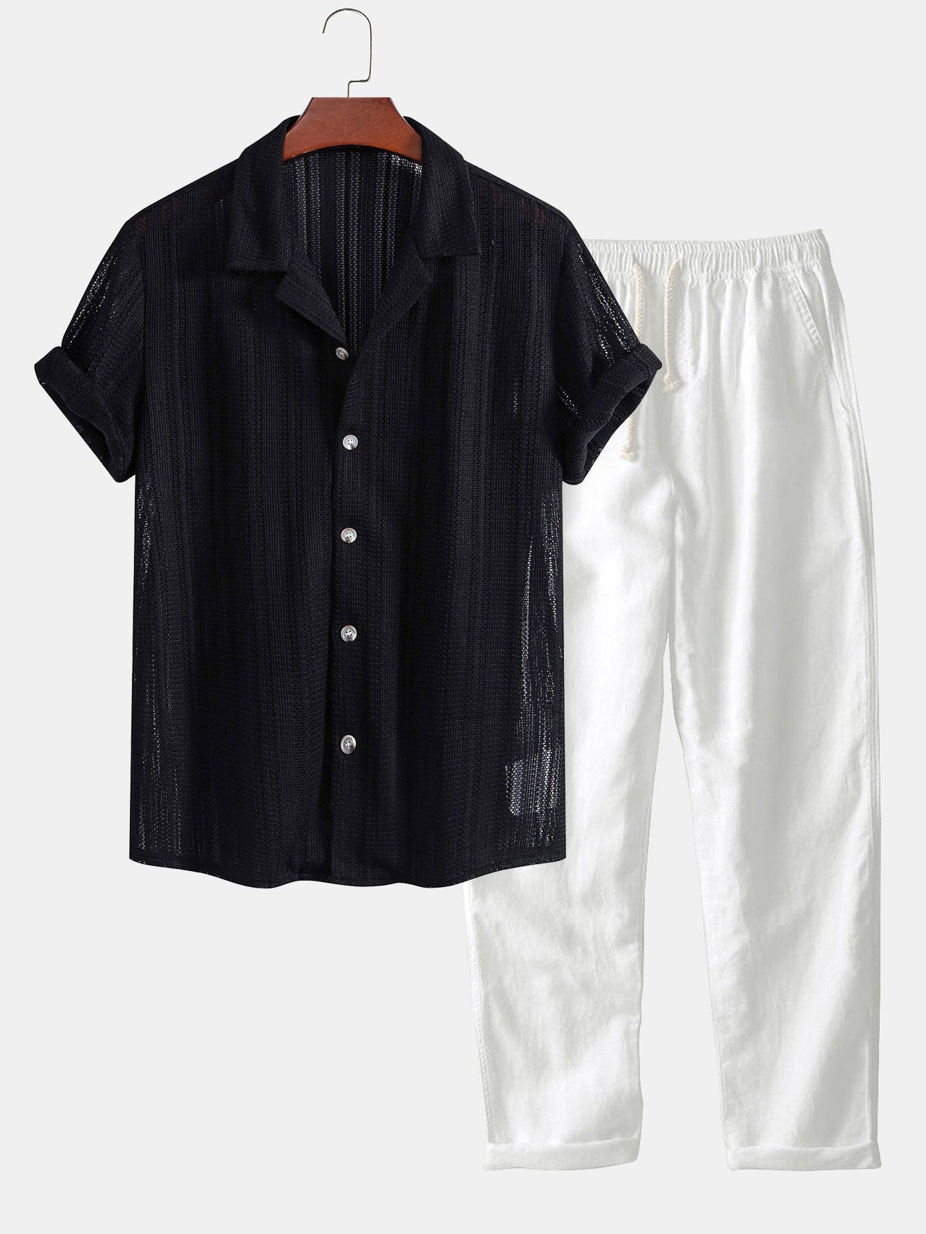 “ISABELLE | Chic Short Sleeve Ensemble”