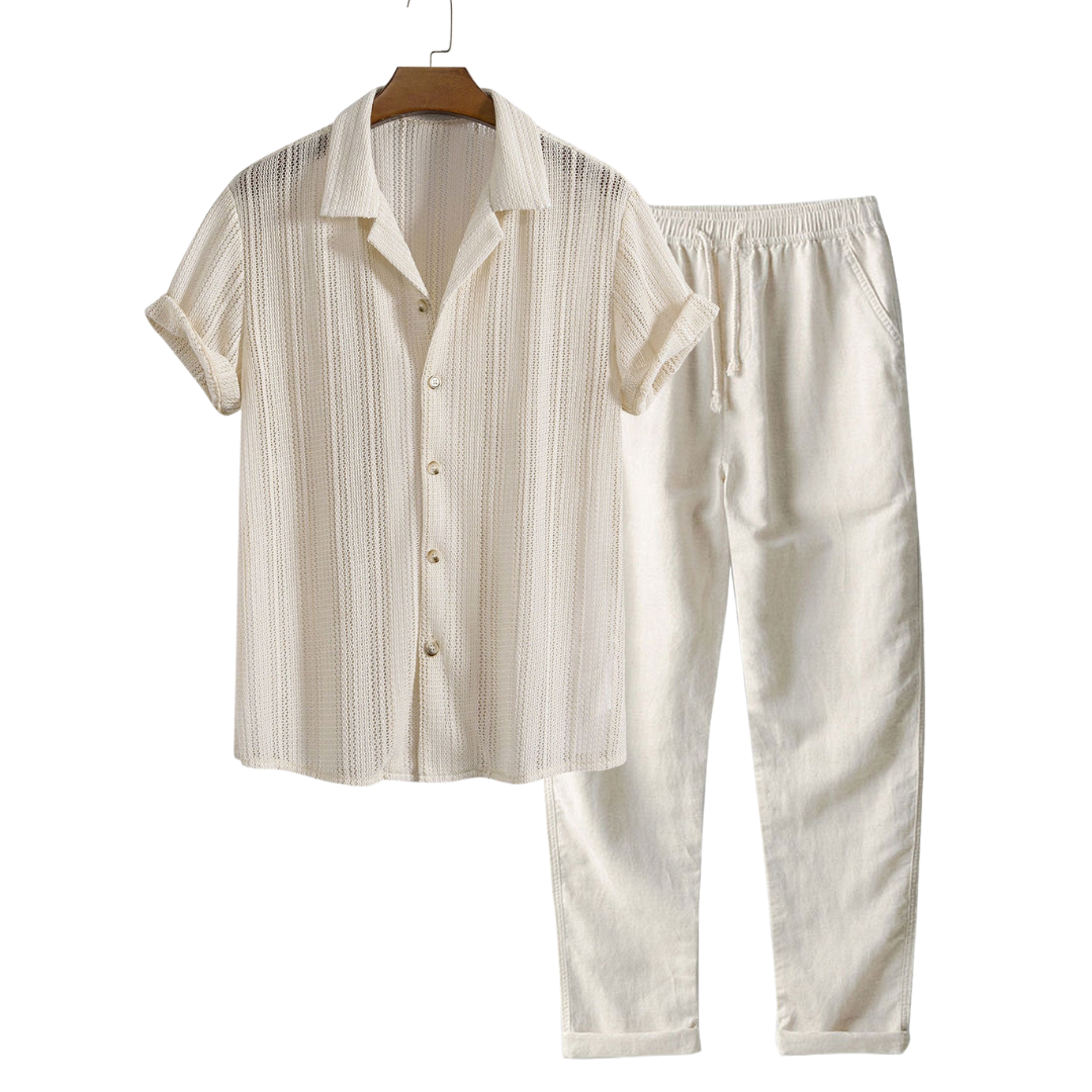 “ISABELLE | Chic Short Sleeve Ensemble”