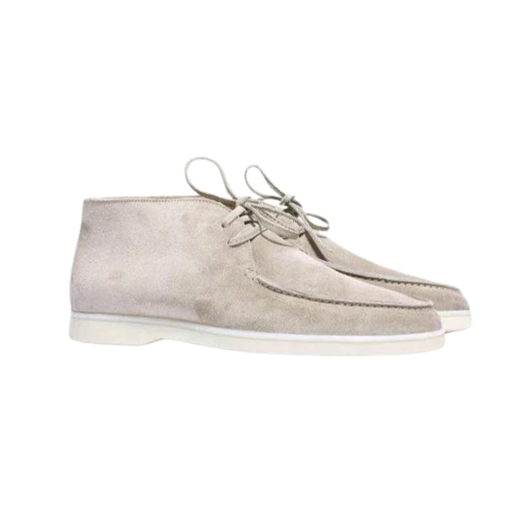 CHLOÉ | Elegant Lace-Up Suede Footwear