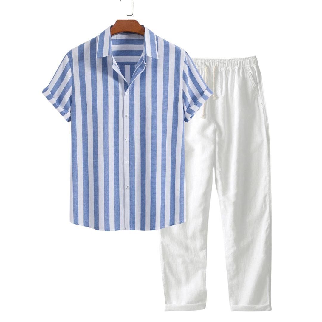 “CAMILLE | Elegant Short Sleeve Ensemble”