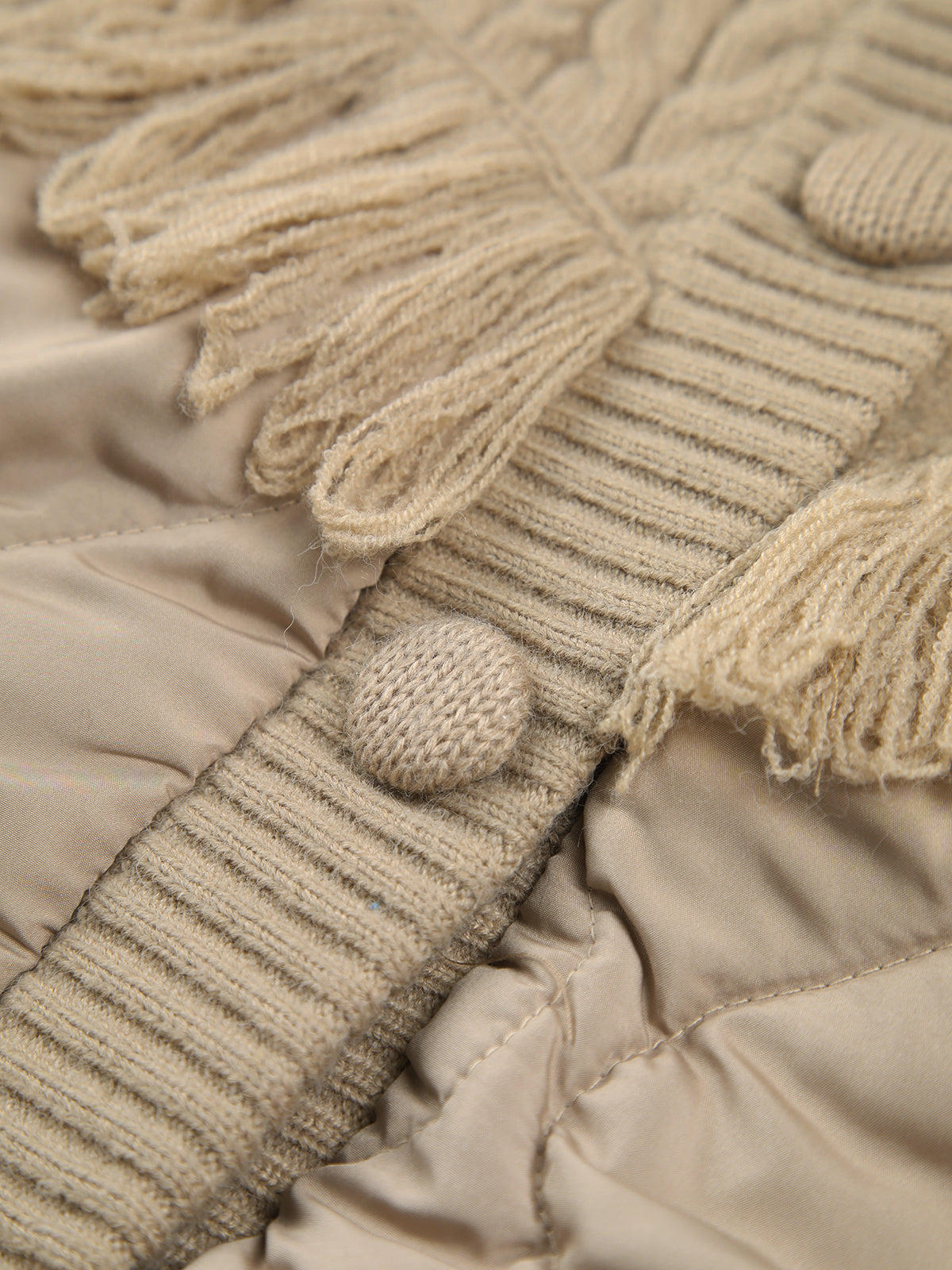 CHLOÉ™ | Elegant Quilted Knit Jacket