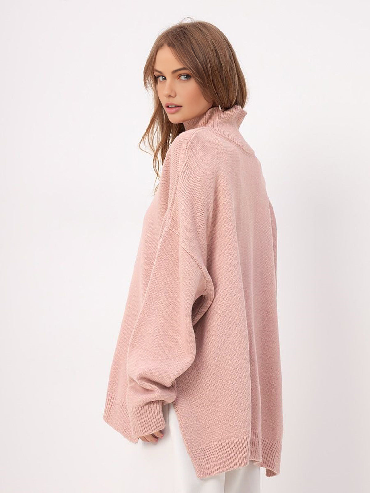 “Chloé™ | Oversized Split Sweater”